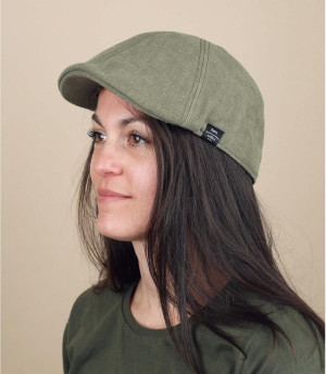 beret duckbill coton vert Biduri Cap camo green